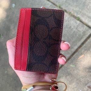 Coach card holder